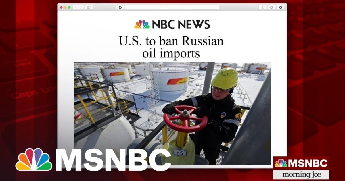 Biden Stays Hush Hush On His Decision To Ban Russian Imports Redline