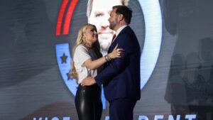 WATCH: Erika Kirk Explains JD Vance Controversial Hug