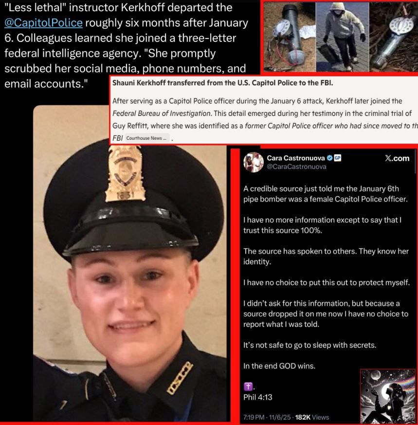 Shauni Kerkhoff, a former Capitol Police officer, transferred to the FBI amid controversy.