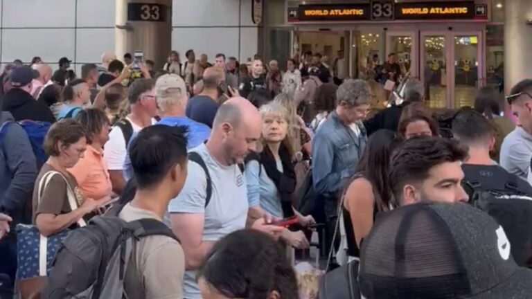 Crowd evacuated outside Miami International Airport