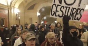 Protesters Storm Walz’s Capitol Office