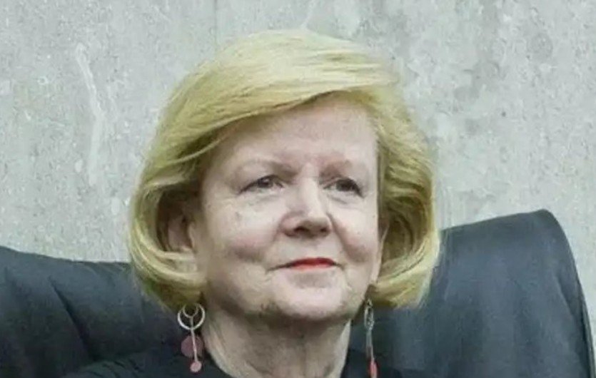 Gavel beside a voter registration form