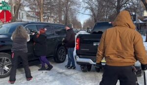 Protester Faces Immediate Consequences for Banging on Federal Agent Window After Minneapolis ICE Self-Defense Shooting