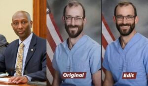 Lawmaker Uses Altered Photo in Memorial