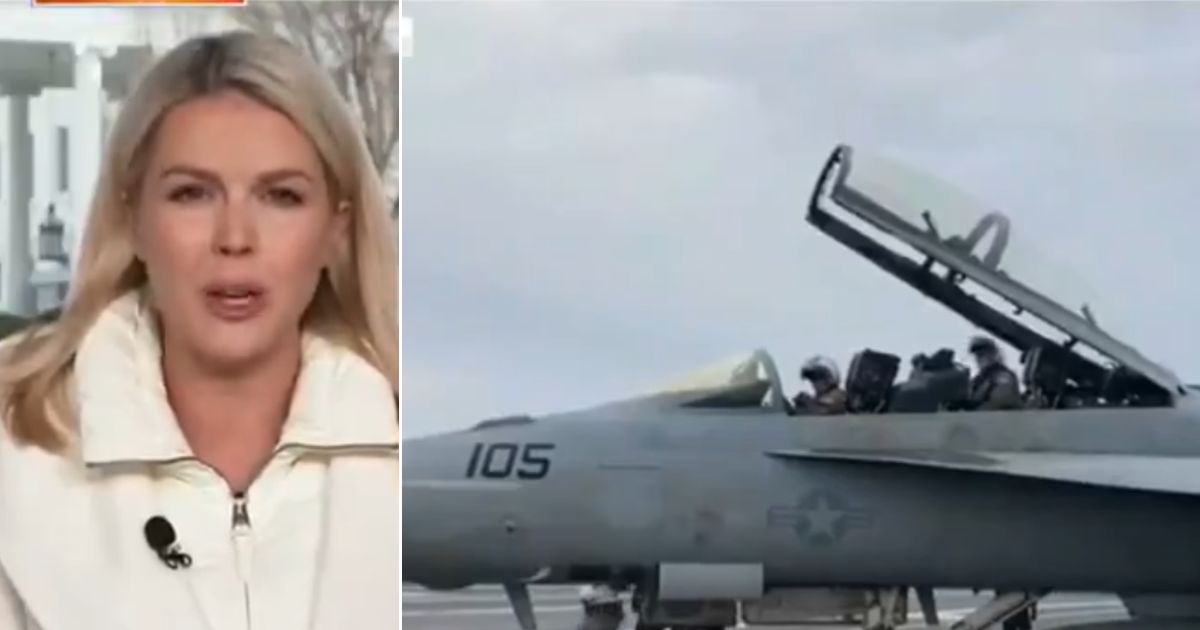 USS Abraham Lincoln aircraft carrier at sea with an F-35 on deck during operations