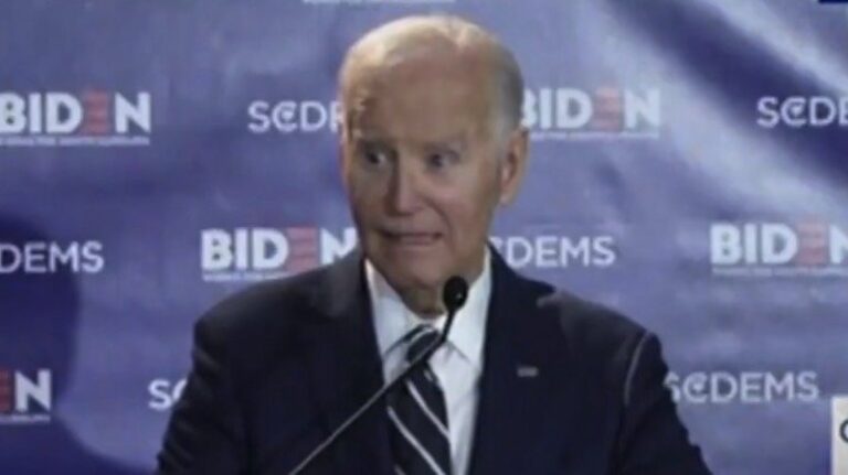 President Joe Biden speaking at a Democratic event in South Carolina