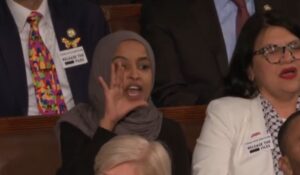 Omar Yells During Trump State Of The Union