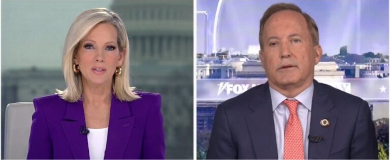 Ken Paxton speaking on Fox News Sunday