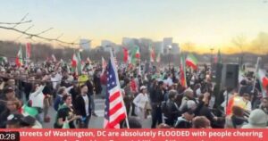 Crowds Cheer After Strike On Iran’s Regime