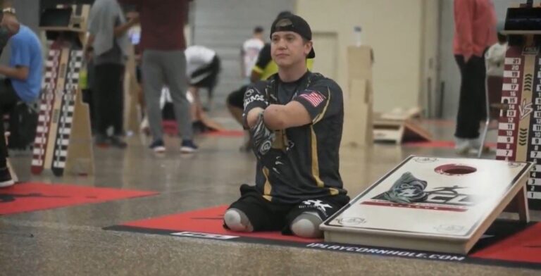 Police lights at night after an arrest