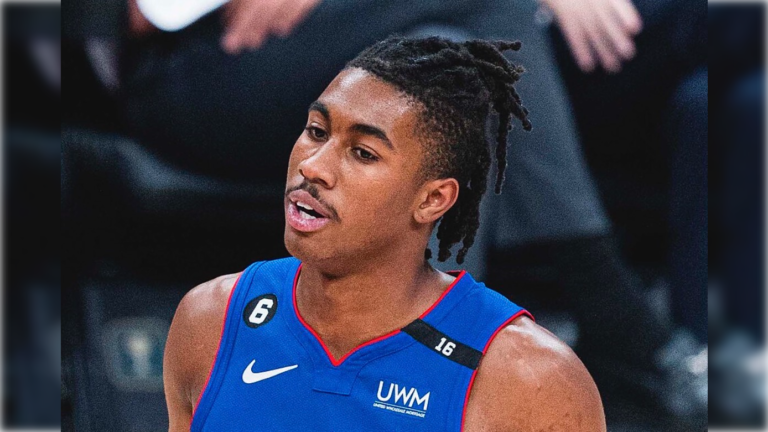 Jaden Ivey in a Chicago Bulls uniform during an NBA game