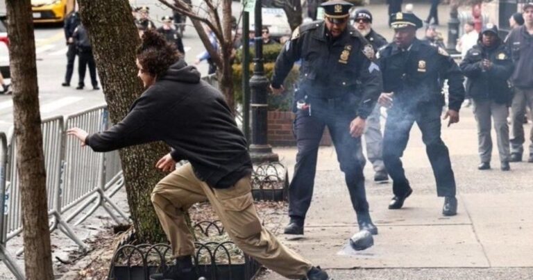 NYPD officers near Gracie Mansion after attempted explosive devices were found