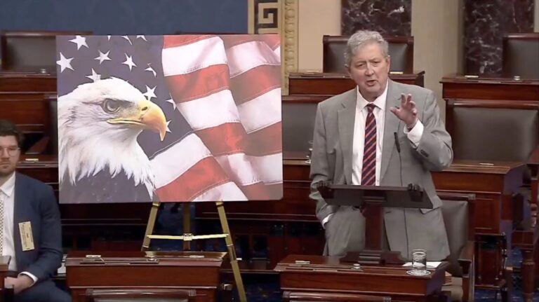 Senator John Kennedy speaking on Senate floor