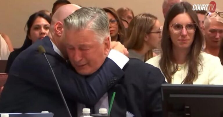 Alec Baldwin during Rust-related court proceedings