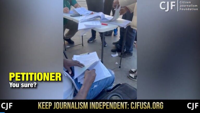 Undercover video claims petition workers used voter data in California