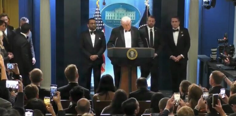 Washington Hilton exterior during reported shooting at a political event