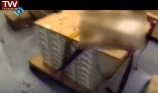 Saudi Crown Prince Mohammed bin Salman speaking at a public event about Iran and regional security