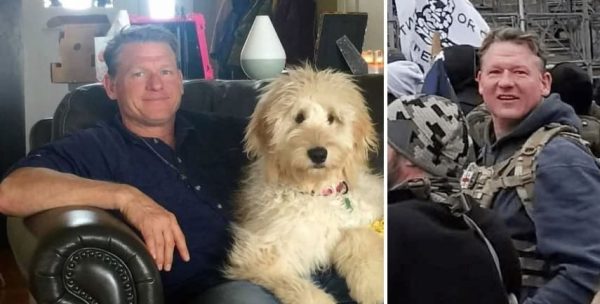 Jeff McKellop, retired Army Special Forces veteran, speaking after his Jan. 6 case