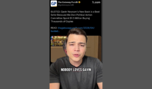 Newsom’s Book Sales Look Suspicious