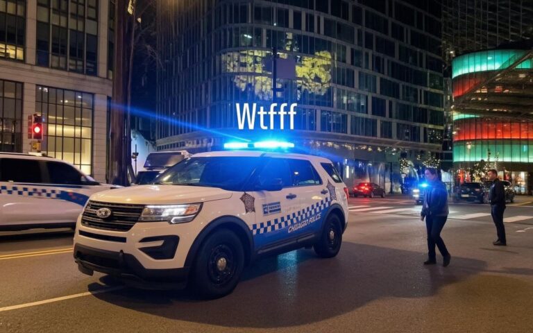 Chicago police cruiser surrounded during a street takeover