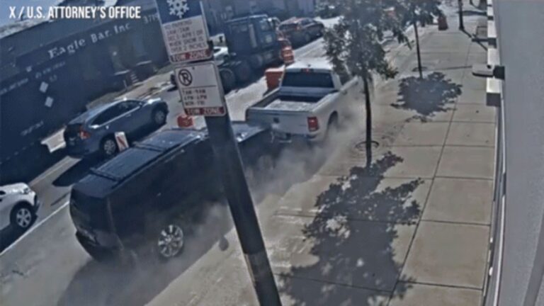 Federal authorities say an SUV hit an ICE agent's pickup in Chicago