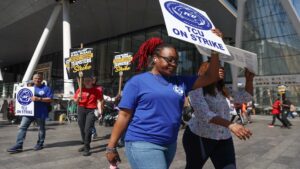 Striking unions’ secret luxury spending spree exposed