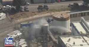Orange County faces imminent explosion as tank cracks.