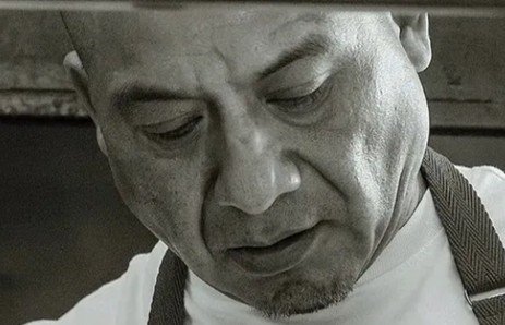 Los Angeles chef Carlos Lool during an ICE arrest after a parole-related tip