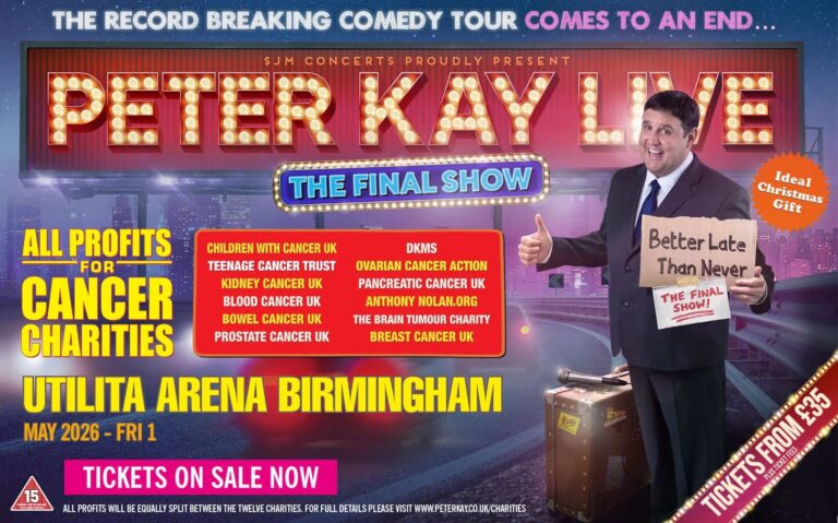 Peter Kay show evacuated at Utilita Arena Birmingham