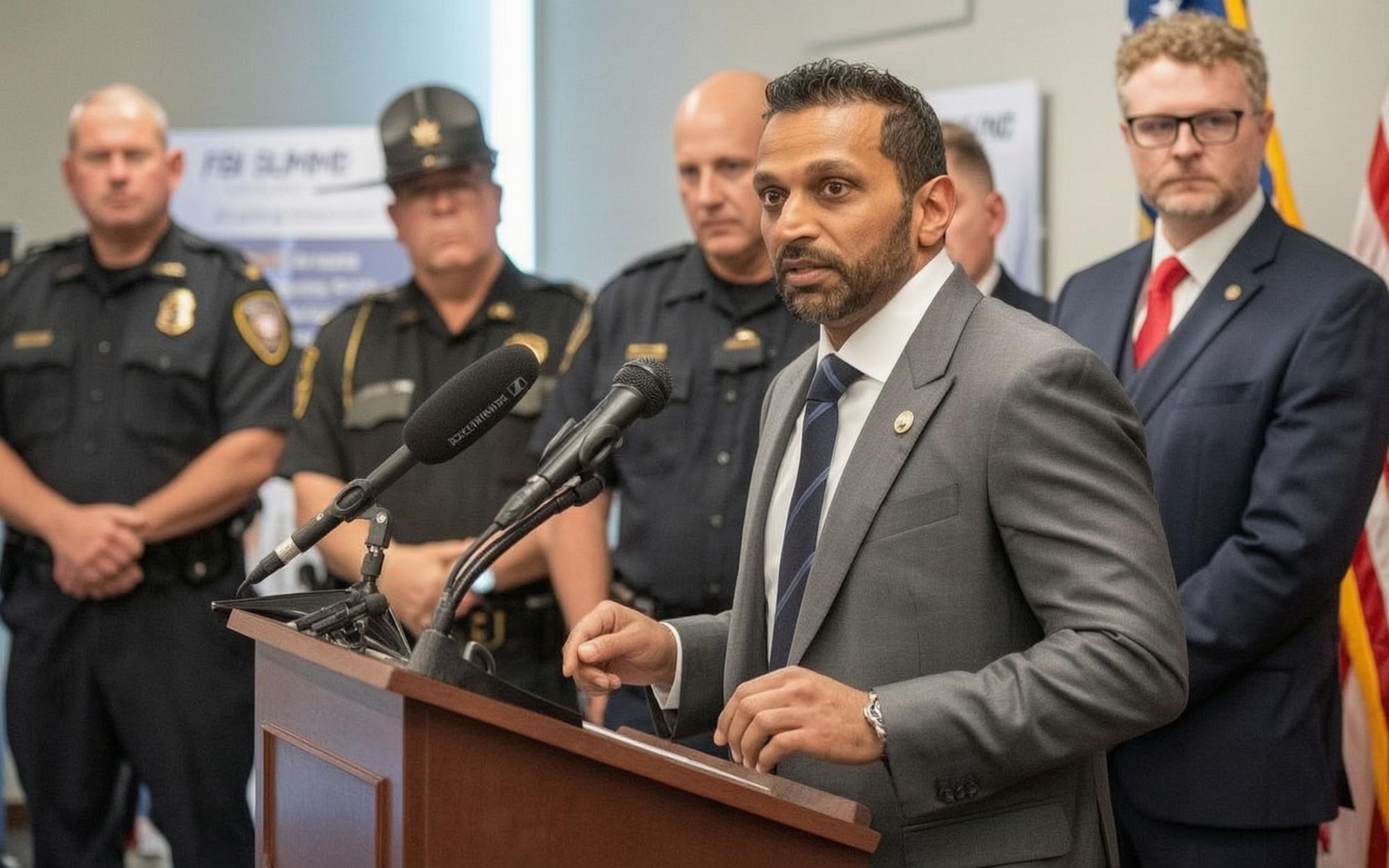 FBI announcement about West Virginia crime bust and national violent crime crackdown