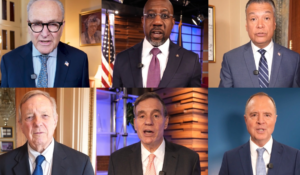 WATCH: Schumer, Warnock Launch Election Security Task Force, Claim Trump Plans to Rig Midterms