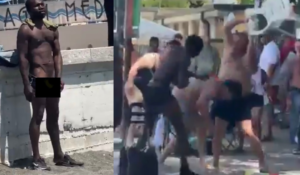 WATCH: Italian Locals Pummel Man After He Starts Masturbating Before Children on Genoa Beach [VIDEO]