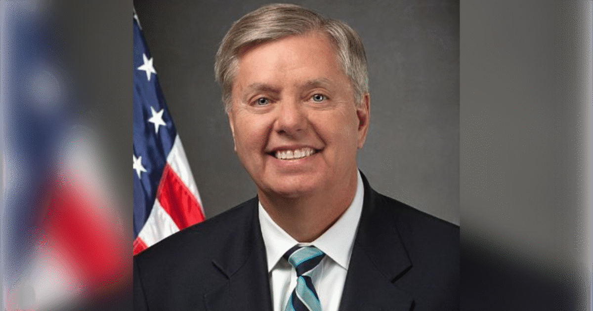 Senator Lindsey Graham speaking at a public event