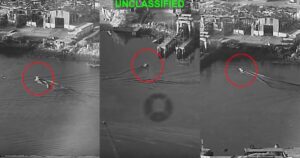 US Military Releases Footage of First-Ever American Sea Drone Strike on Iranian Submarine Facility [VIDEO]