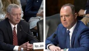 WATCH: John Ashcroft Buries Adam Schiff’s Trap Question at Blanche Hearing [VIDEO]