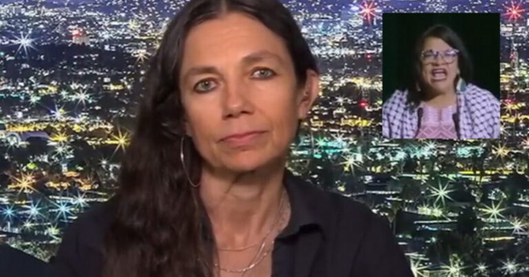 Justine Bateman and Rep. Rashida Tlaib discussed in reaction to a viral political speech