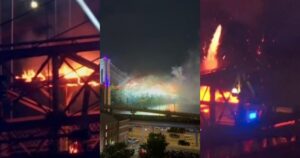 WATCH: Brooklyn Bridge Bursts Into Flames in Multiple Spots During Macy’s July 4 Fireworks Show