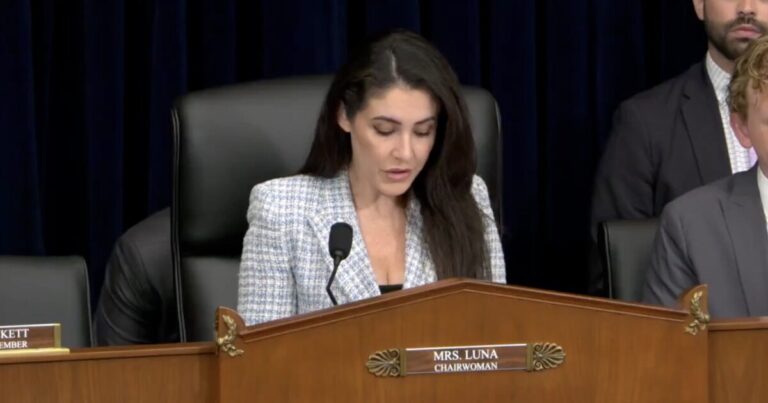 Rep. Anna Paulina Luna at a House hearing on MKULTRA and CIA record destruction