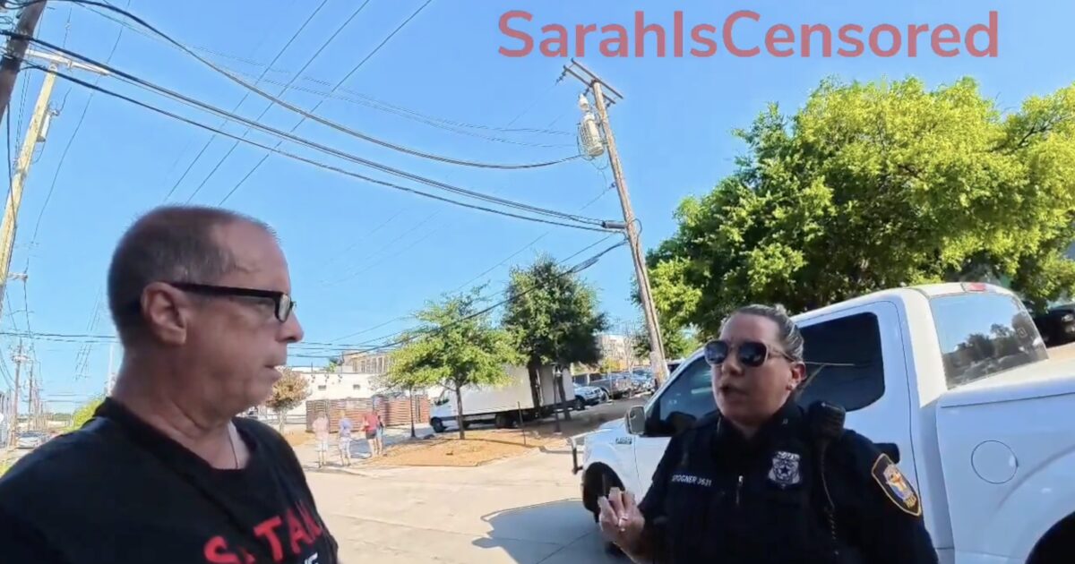 Fort Worth police speaking with Christian street preachers near Trinity Pride Fest