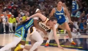 WATCH: Caitlin Clark Pulled Down in Rough Fever-Wings Game [VIDEO]
