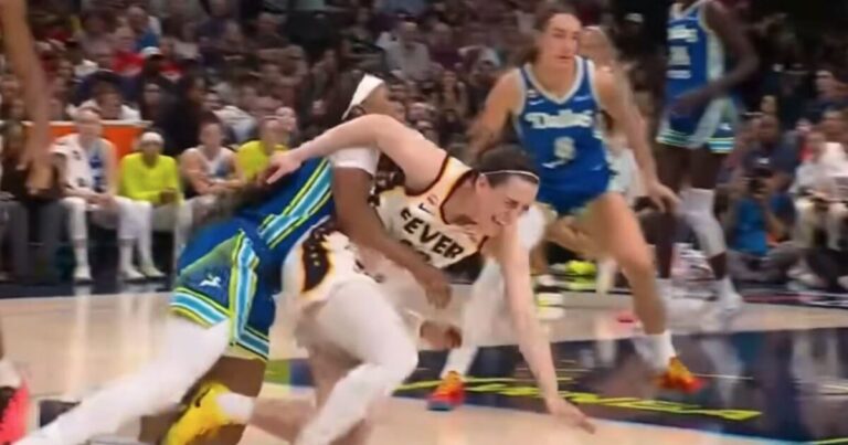 Caitlin Clark during an Indiana Fever WNBA game