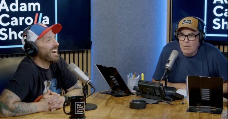 Adam Carolla and Chris Cuomo COVID-era retweet dispute