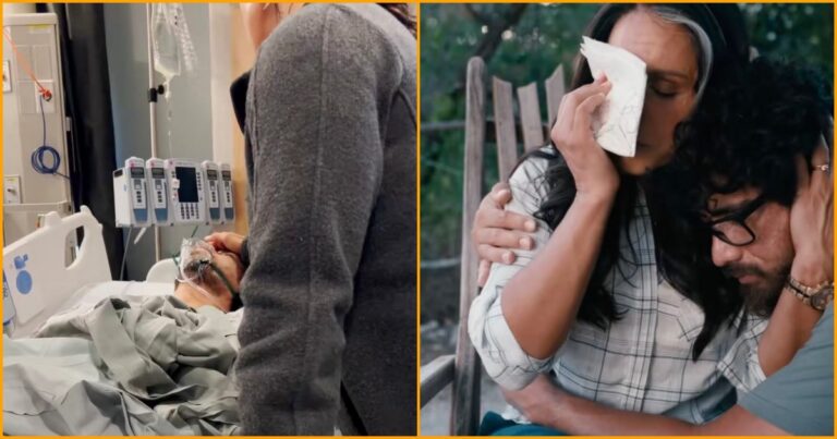 Tulsi Gabbard and Abraham Williams in an emotional health update video