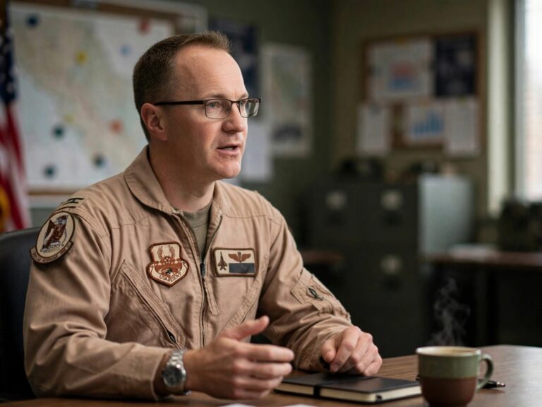 U.S. Air Force colonel recounting his survival after an Iranian missile struck his F-15E over Iran