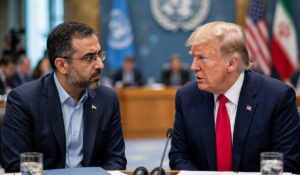 Trump Threatens to ‘Annihilate’ Iran Quickly as Camera Turns to Iranian UN Official