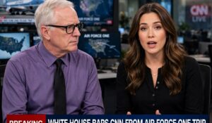 CNN Whines After Real America’s Voice and LindellTV Replace It on Air Force One Trip
