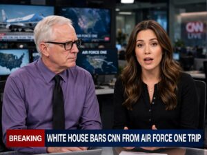 CNN Whines After Real America’s Voice and LindellTV Replace It on Air Force One Trip
