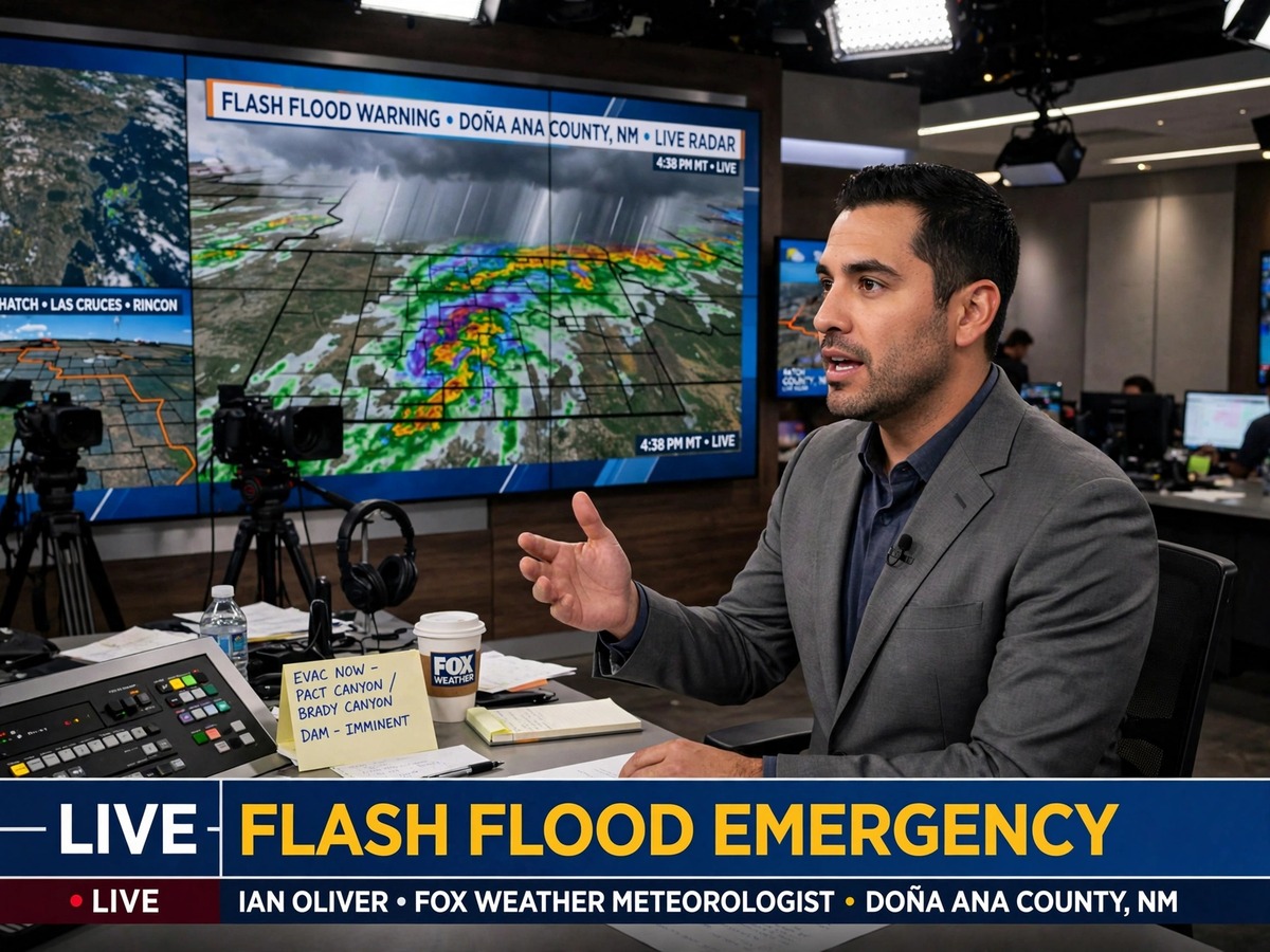 Flash flood emergency warning issued near McLeod Dam in New Mexico