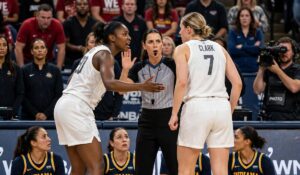 A’ja Wilson Confronts Fan After Trucking Sophie Cunningham, Then Sydney Colson Is Ejected