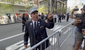 WATCH: NYC Firefighter Unloads on Pro-Palestine Protester Near 9/11 Ceremony